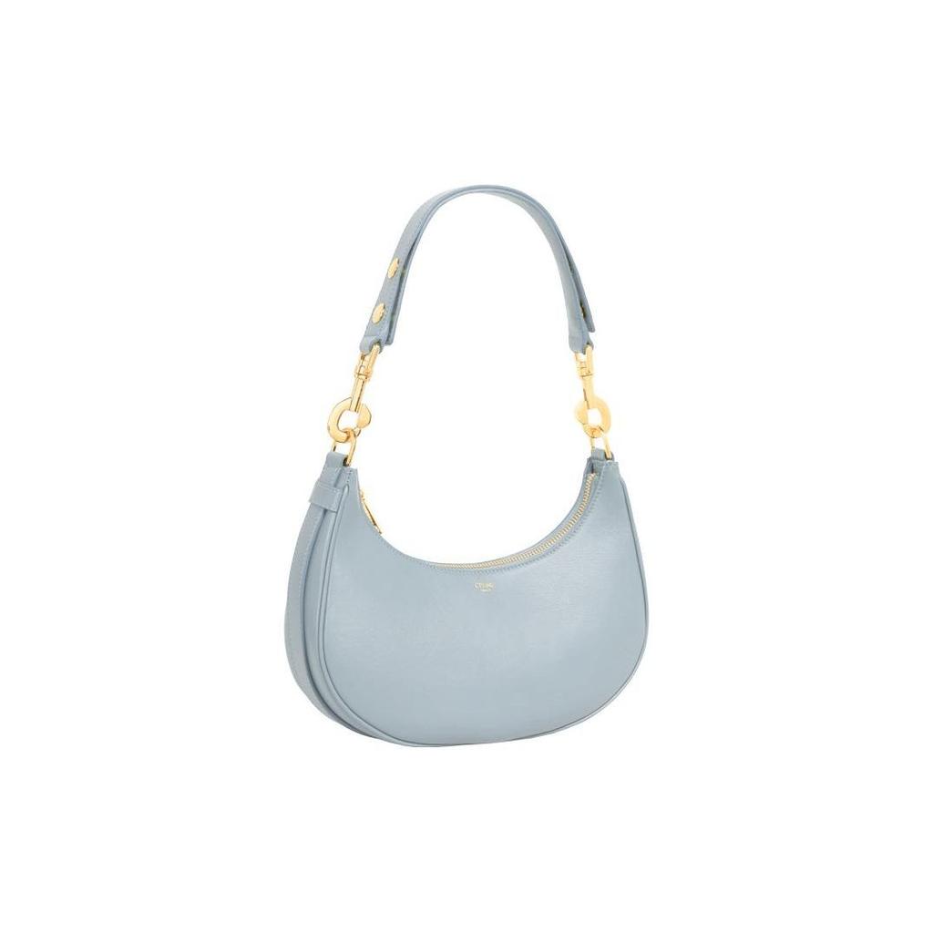 Celine Ava Series Logo Print Adjustable Detachable Shoulder Strap Smooth Cowhide Leather Handheld Shoulder Bag Women Handbags 196923DGQ-07IC