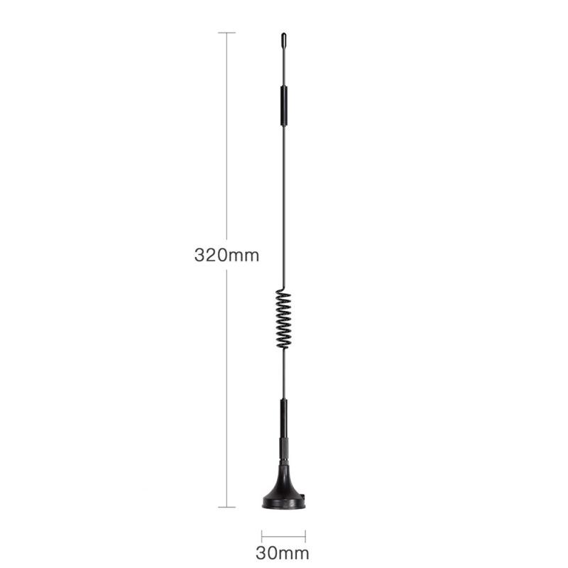 700MHz-2700MHz Wide Band 2.4GHz 12dBi High Gain Omni-Directional SMA Male Antenna WCDMA 4G LTE GSM