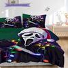 Funny Ghostface Halloween Threepiece Set Without Core 1 Duvet Cover 2 Pillowcase Without Core Christmas Birthday Gift