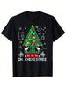 Funny Chemistry Elements Periodic Table Christmas Tree T-Shirt - Science-Themed