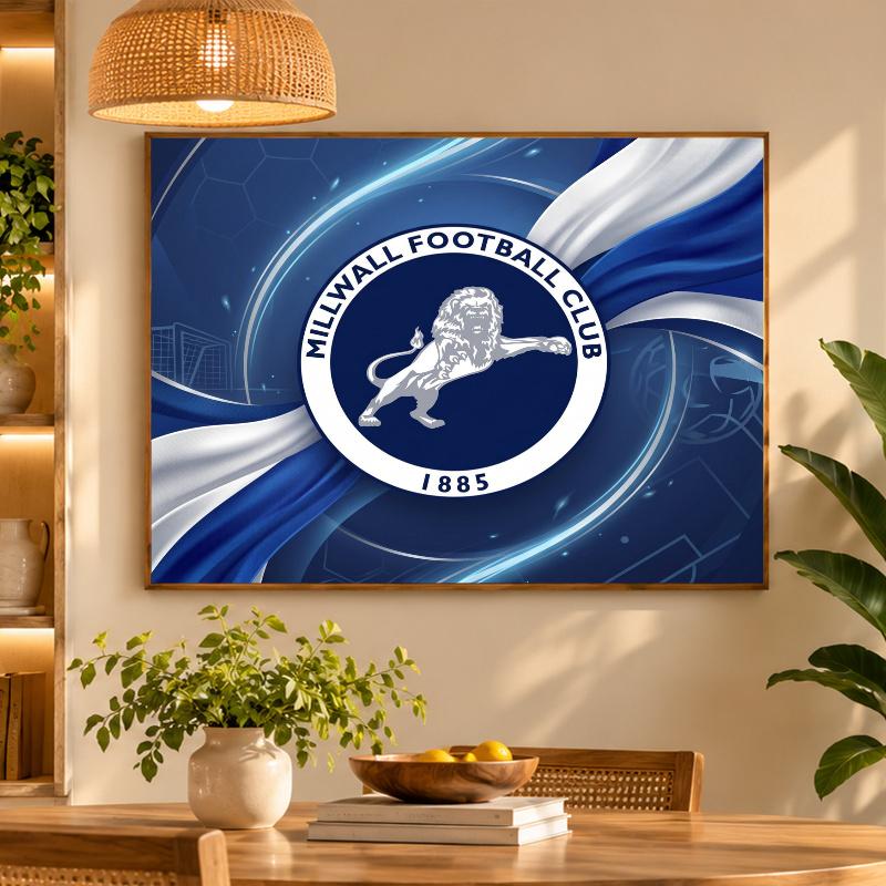 5D Diamond Painting Millwall Football DIY Full Drill Diamond Art Kit Home Decoration