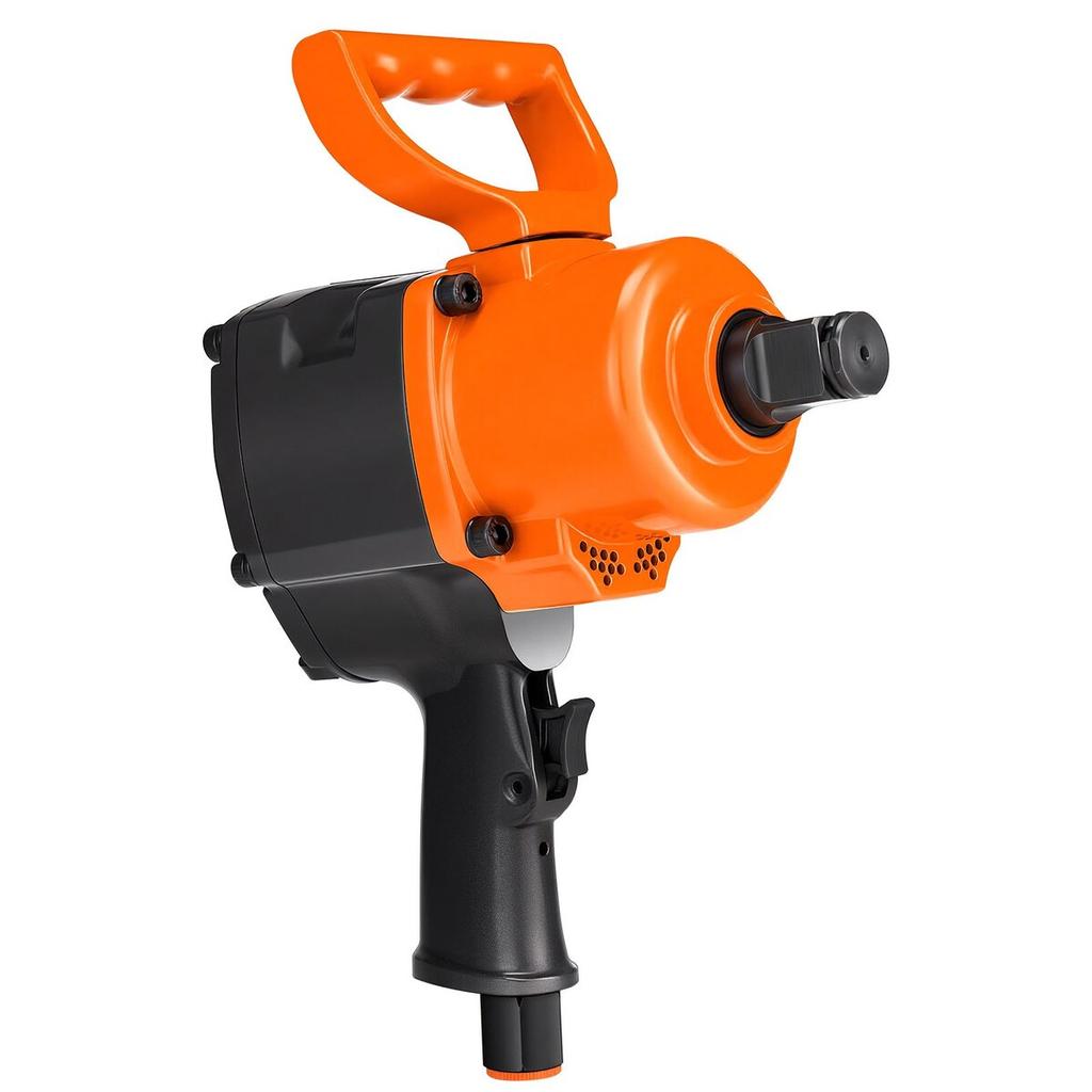 1-Inch Air Impact Wrench, Twin Hammer Air Impact Gun, Up To 1626N.m Reverse Torque, 4600RPM 6-Speed Pneumatic Wrench for Heavy Duty Auto Repairs and