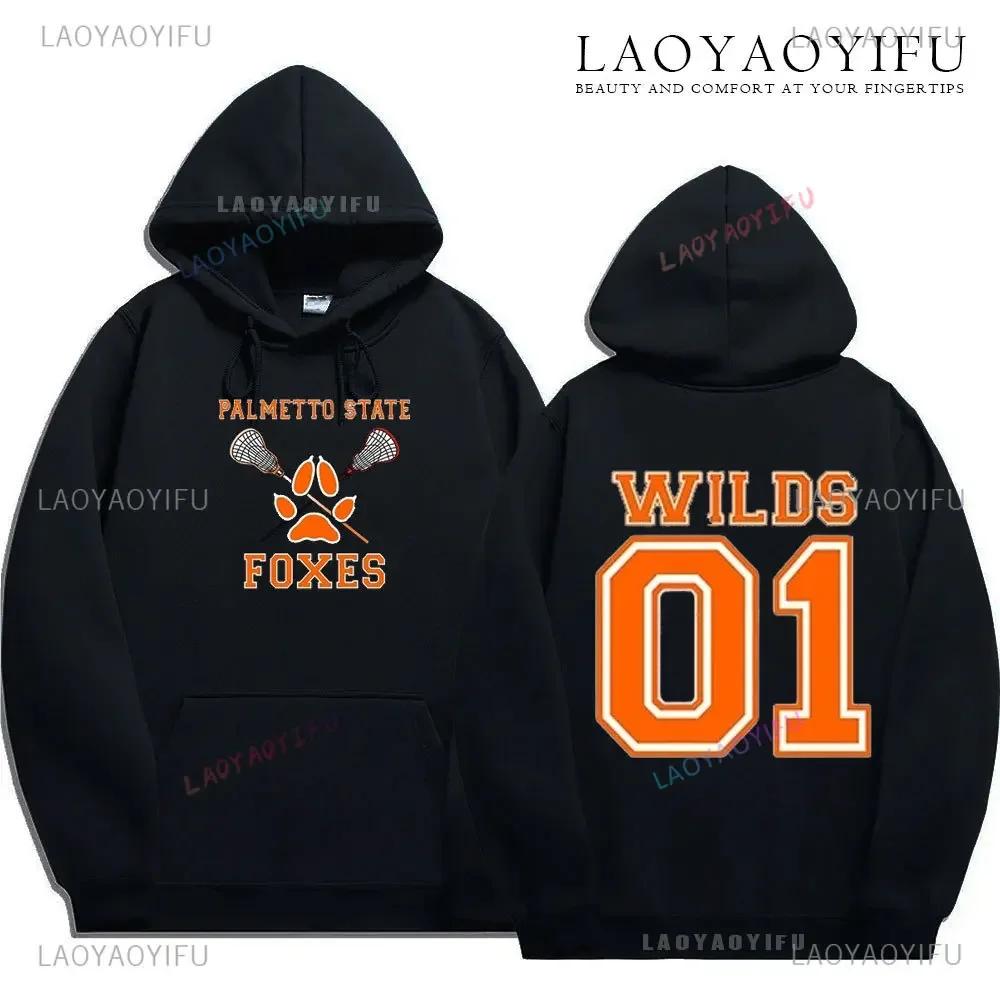 Der Foxhole Court Palmetto State Foxes Herren Hoodie Foxhole Field Palmetto State Fox Cosplay Wildtier Langarm-Sweatshirt
