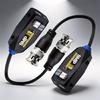 Cat5E Cat6 CCTV Video Balun Set with BNC Male Plugs and Compactly Press Fit Terminals Body for DVR Camera Video Transmission Projects Use