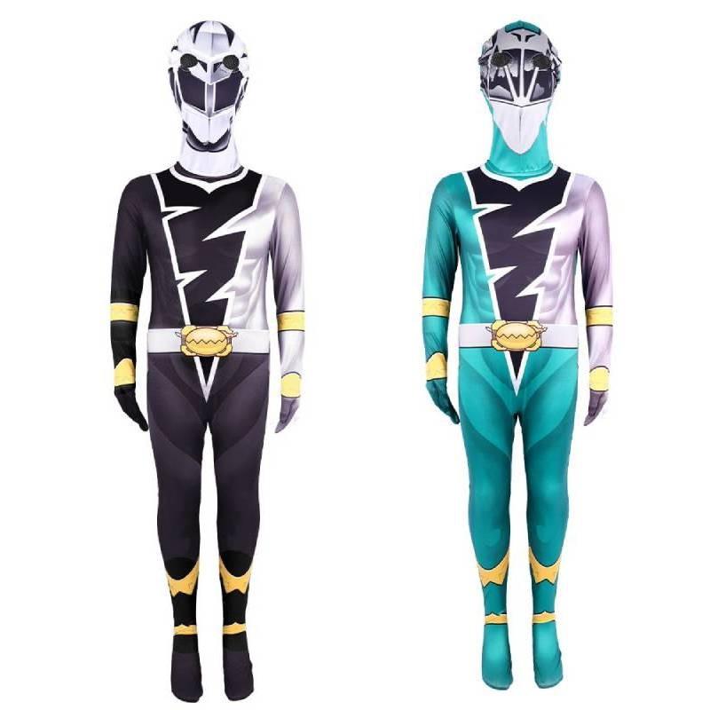 Mighty Morphin Power Rangers Costume Cosplay Dress Party Jumpsuit Superhero