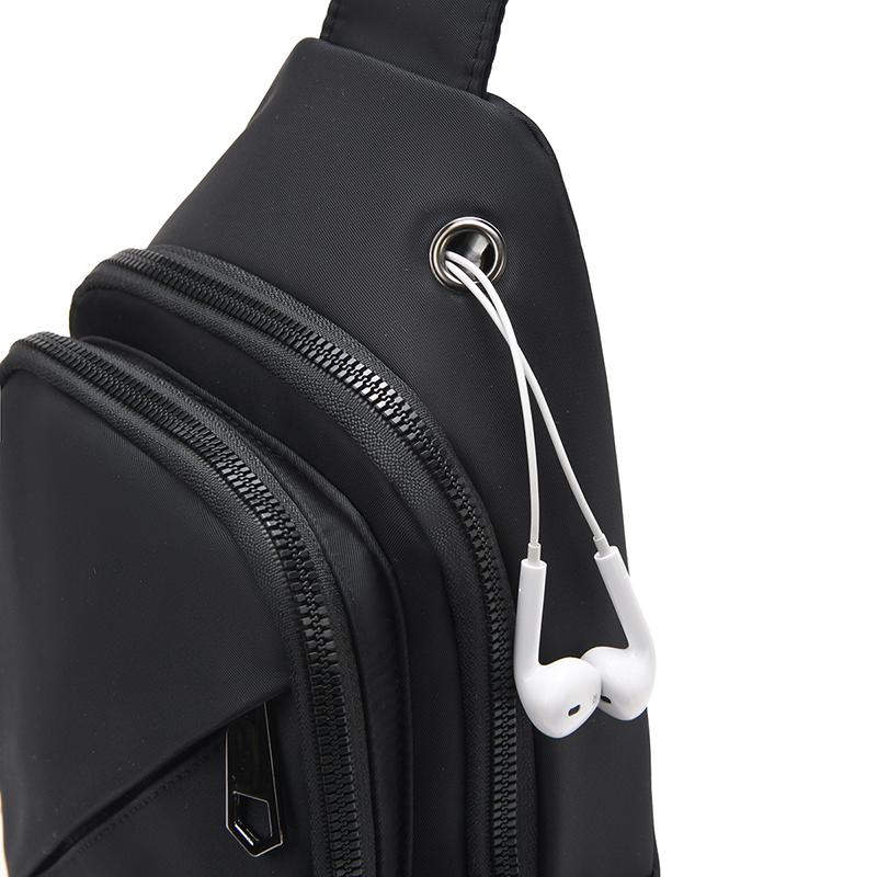 Men's Crossbody Bag Outdoor Shoulder Bag Commuter Waterproof Multifunctional Chest Bag