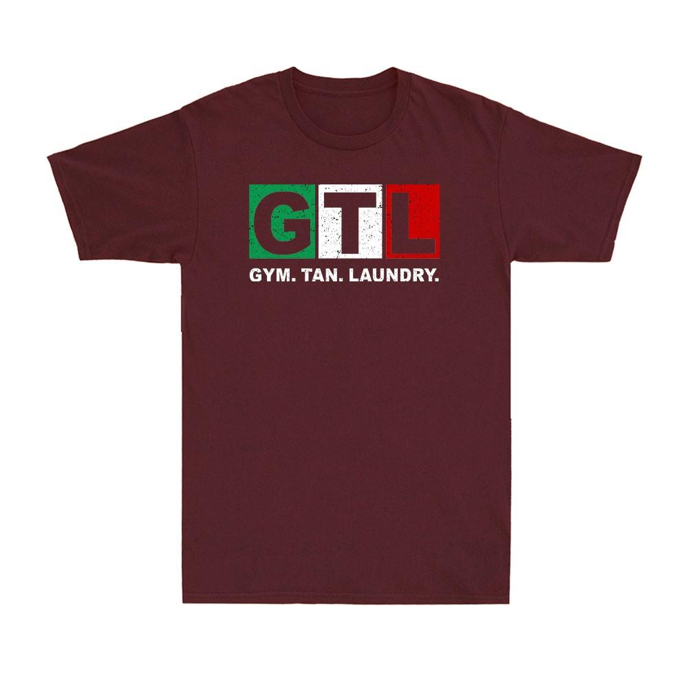 GTL Gym Tan Laundry Italian Flag Workout Patriotic Vintage Unisex's T-Shirt