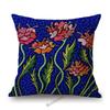 Modern Polka Dots Art Flower Vase Butterfly Pumpkin Yayoi Kasuma Japanese Style Cotton Linen Sofa Pillow Case Car Cushion Cover
