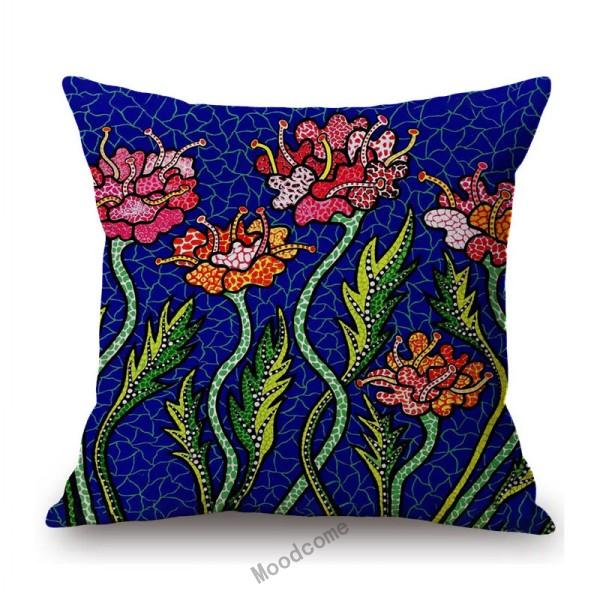 Modern Polka Dots Art Flower Vase Butterfly Pumpkin Yayoi Kasuma Japanese Style Cotton Linen Sofa Pillow Case Car Cushion Cover