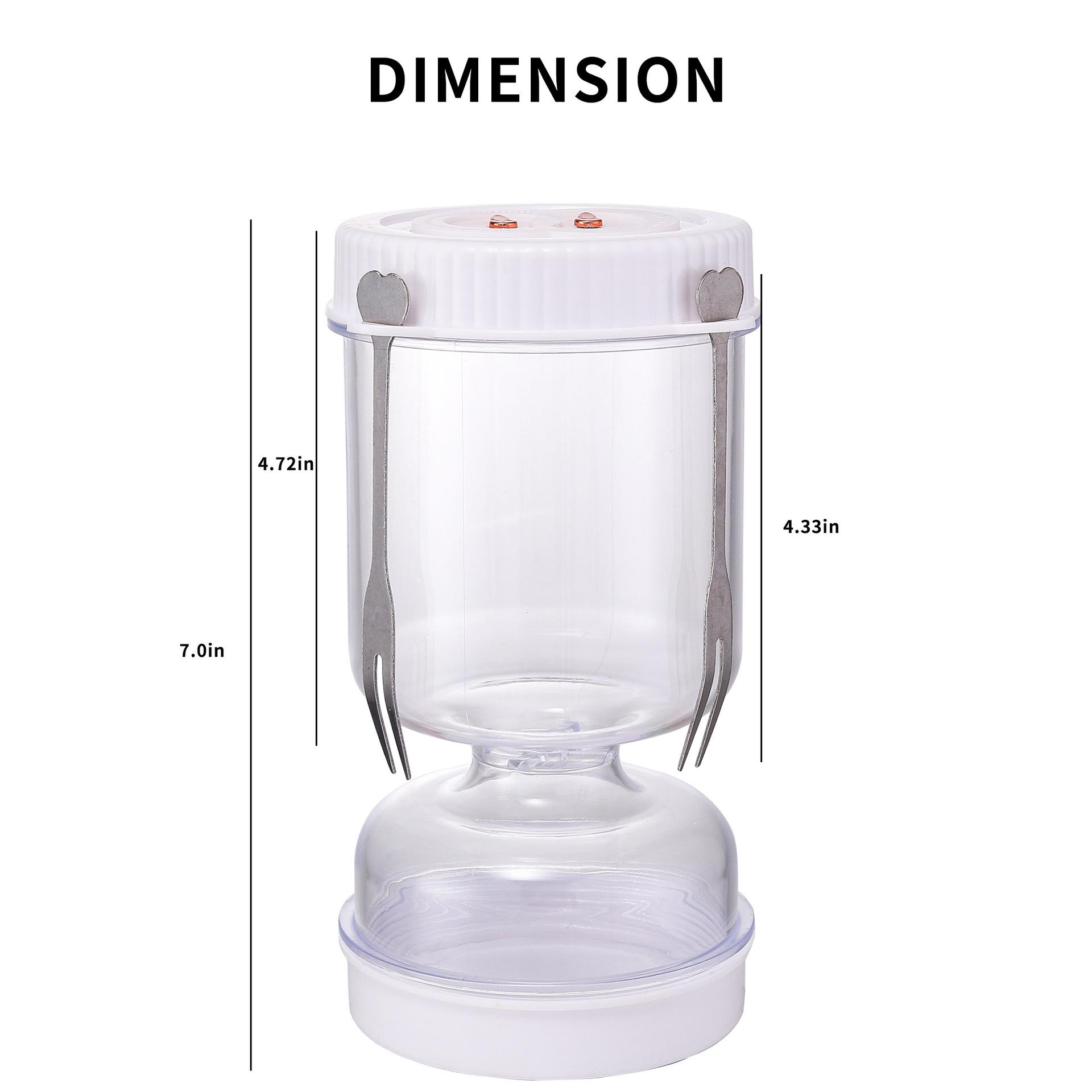 

Pickles Jar with Lids Strainer Olives Hourglass Jug Food Storage Kimchi Container Home Wet and Dry Separation Pickle Jar