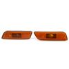 2Pcs Side Marker Light Cover Front Modified Parts ABS Turn Signal Indicator Housing 9188263 9188264 for Volvo S80 99-06