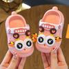 Girls Soft Sole Clogs Summer Indoor Non Slip Silent Bathroom Slippers Comfortable Cloud Feel Home Shoes For Kids