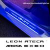 Custom Wireless LED Car Pedal Light Sill Pathway Welcome Scuff Light for SEAT Ibiza Leon Arona Ateca Arosa Exeo Tarraco
