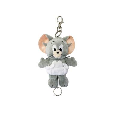 SK Japan Tom and Jerry Plush Reel Key Cover Tuffy