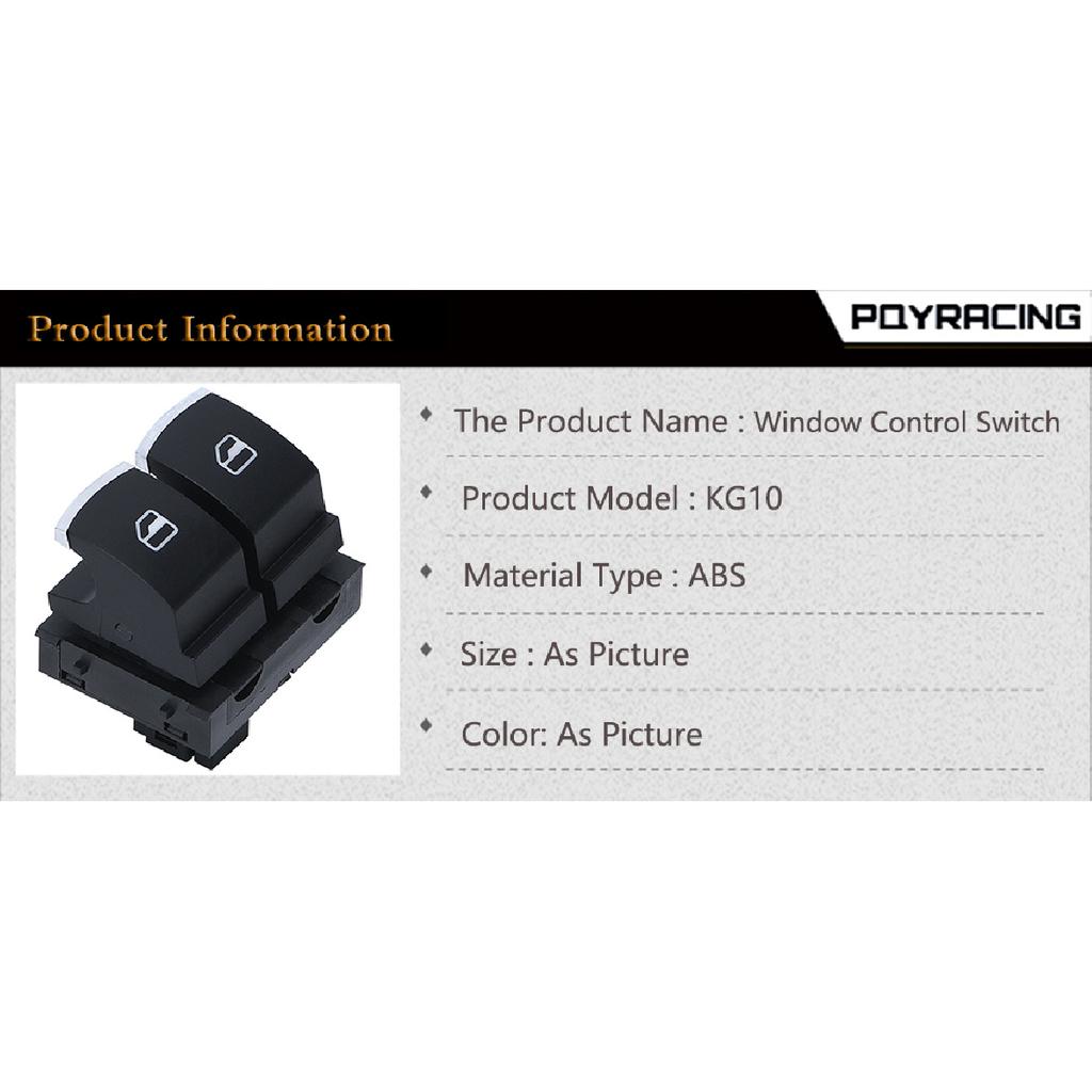 Window Control Switch Button For VW Eos Golf MK5 MK6 GTI 2 Door Scirocco Tiguan Polo 5K3959857/5K3959857A/5K3 959 857 A Switches4