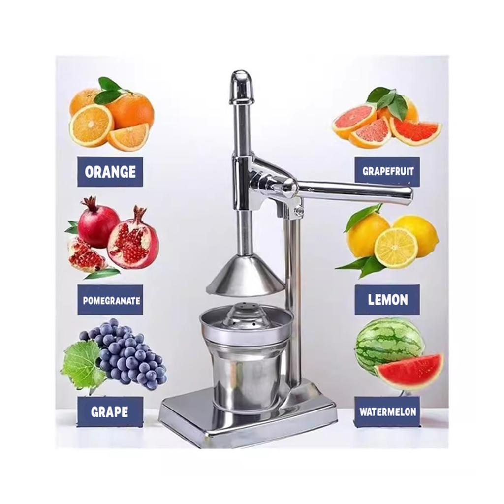 Iron Juicer Manual Juicer, Efficient Stainless Steel Manual Juicer Fruit Juicer, Heavy Duty Manual Juicer For Fresh Lemonade Orange Juice, Easy To Use