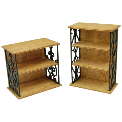

Cobaanii Mokei Kobo 1/12 Scale Wrought Iron Furniture and Iron Shelf Set (2-Piece Assembly Kit) IF-017