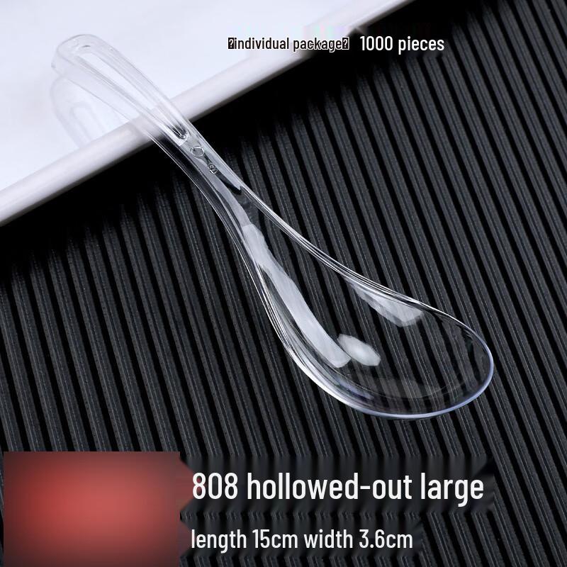 ZISIZ Disposable Plastic Spoons