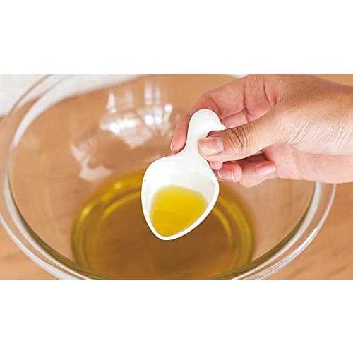 Yawata Kasei Way-be APUYI BIRD SPOON Measuring Spoons, Set of 2, White