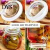 Mason Jar Silicone Ring 10 Pcs/Set Seals Gaskets Easy to Replace Food Grade Environmentally Friendly Portable Sealing Rings Leak Proof O Shape No Odor
