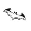 3D Metal Bat Auto Car Logo Cartoon Sticker Metal Badge Emblem Tail Decal Motorcycle Car Decoration Accessories Car Sticker