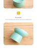 Ceramic Slanted Cat Bowl, High-Sided for Cervical Spine Protection, One-Piece Design.
