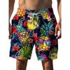Leaf 3D Print Sport Quick-drying Breatha Men's Beach Shorts Outdoor Street Casual Fashion Beach Vacation Hawaiian Surfing Shorts