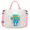Steal a Brainrot 67 Printed Student Crossbody Bag Casual Canvas Shoulder Bags