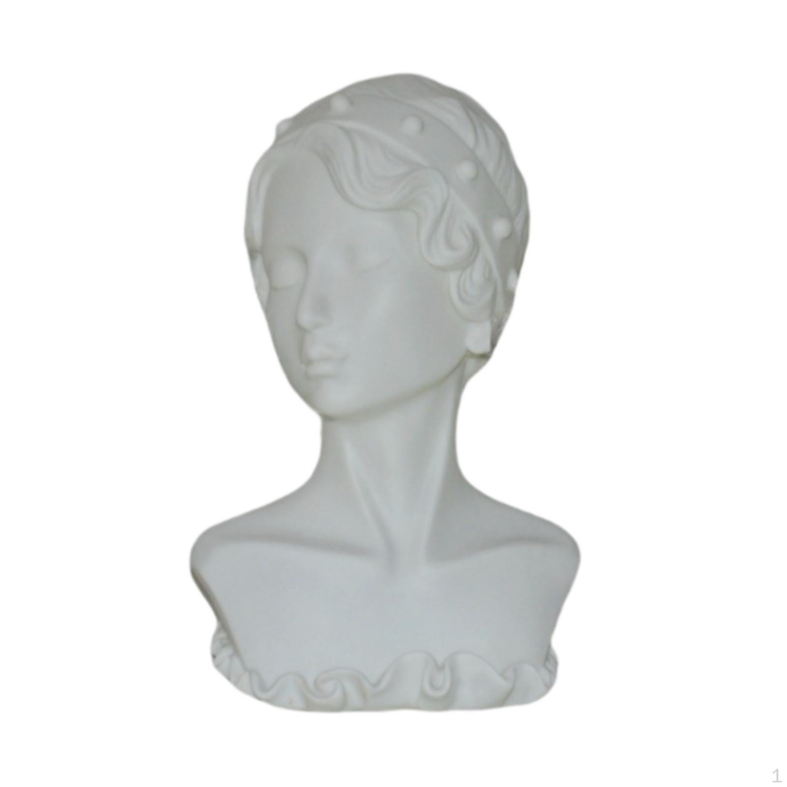 

Earring Display Mannequin Holder for Jewelry Organization And Showcase White
