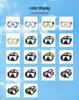 Unisex Large-Frame Diving Mask - Fashionable, HD, Anti-leak, Waterproof Snorkeling Gear