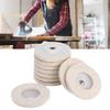 10pcs Angle Grinder Polishing Discs Wool Buffing Grinding Wheel Pads Kits for Metal JewelryCoarse