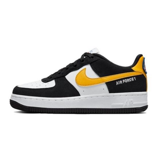 Nike Air Force 1 LV8 Low Black White Dark Sulfur - DH9597-002