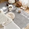 Pure Cotton Nordic Simple Cotton Washed Cotton Floor Mat Household Living Room Carpet Bedside Mat Tatami Mat