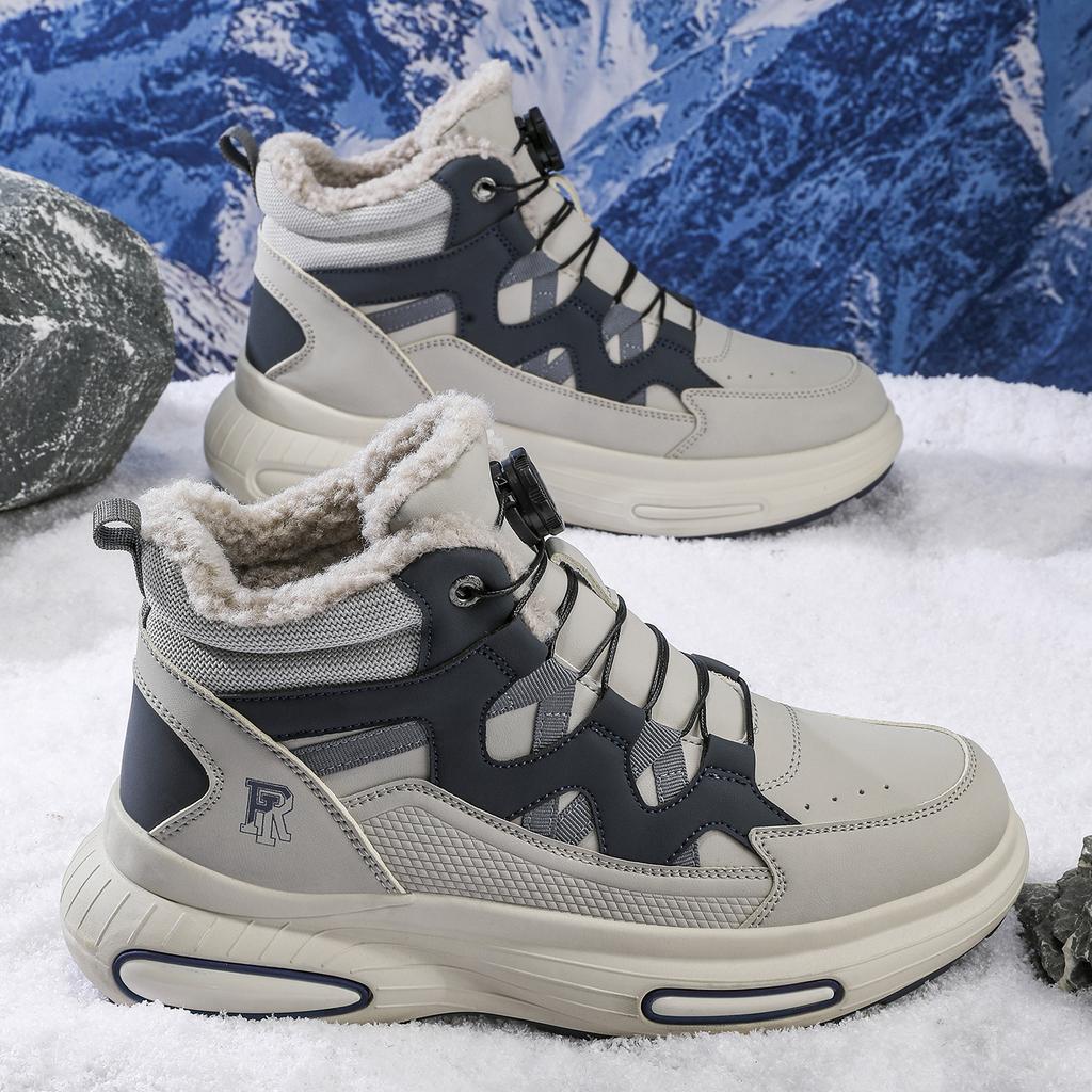 Men Boots High Top Shoes Winter Walking and Commuting Casual Outdoor Travel Seasonal Everyday Footwear Daily Boots Style Sizes 38-44