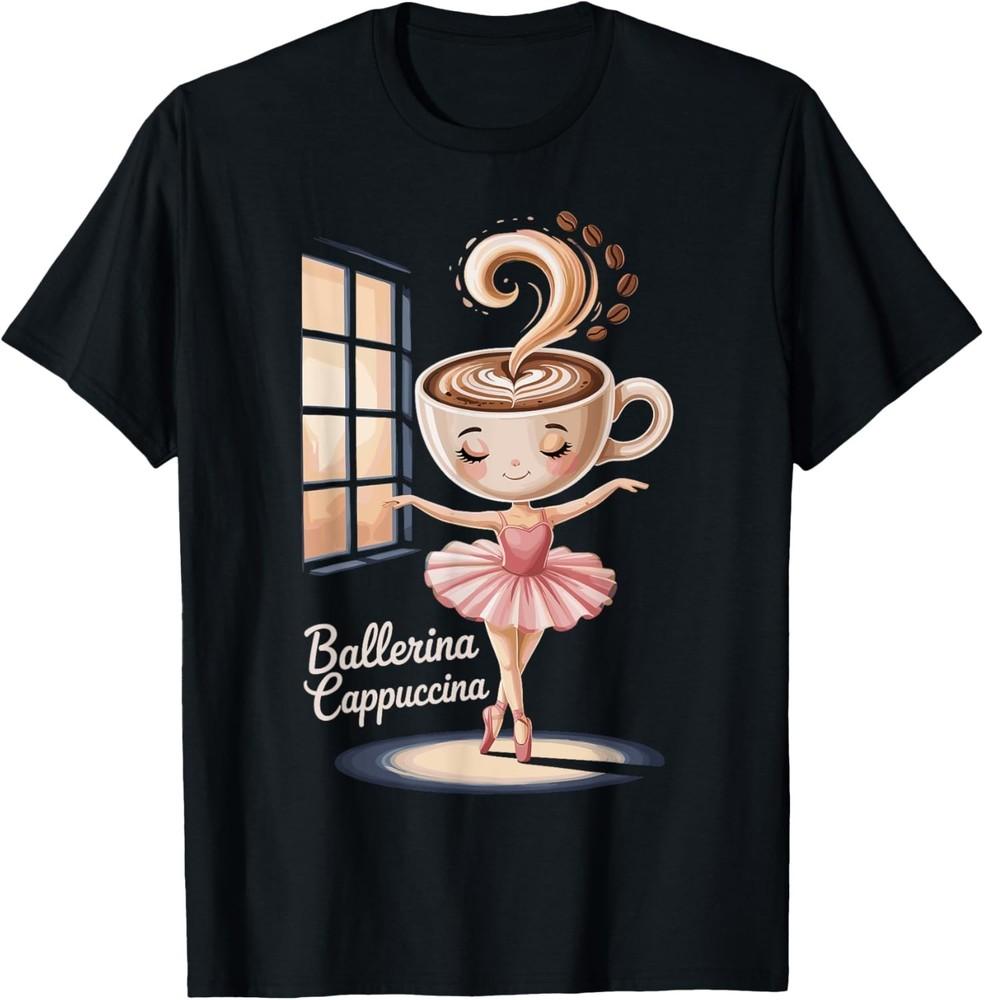 

Coffee Ballet Meme Art Italian Humor Fusion Mashup Playful unisex T-Shirt XL