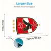 Al Ahly SC Mouse Pad, Large Gaming Desk Mat, Non-slip XXL Mousepad for Laptop & Tablet, Mini PC Playmat with Stitched Edges