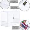 Clear Sewing Machine Dust Cover Full Coverage Protective Soft PVC Materials Easy Cleaning Universals Fit