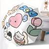1pc Cute Cat Automatic Open/close Folding Umbrella, Compact Portable Travel Umbrella, Perfect Birthday/Christmas, Cute Umbrella, Durable Con