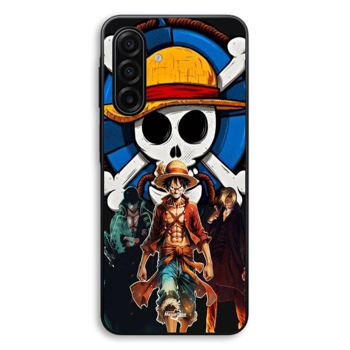 Handyhülle - MANIACASE - Samsung Galaxy A17 - Flexibel - Silikon TPU - One Piece Ruffy Team