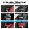 BLZ3   Universal Car Seat Belt Buckle Clip Protector Cover Anti-Scratch For Mercedes Benz AMG A B C E S G Class W201 W210 W108 W205