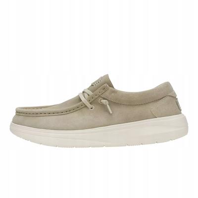 Heydude Wally Comf Suede 41975 |46| Stone Grey/Silver Birch