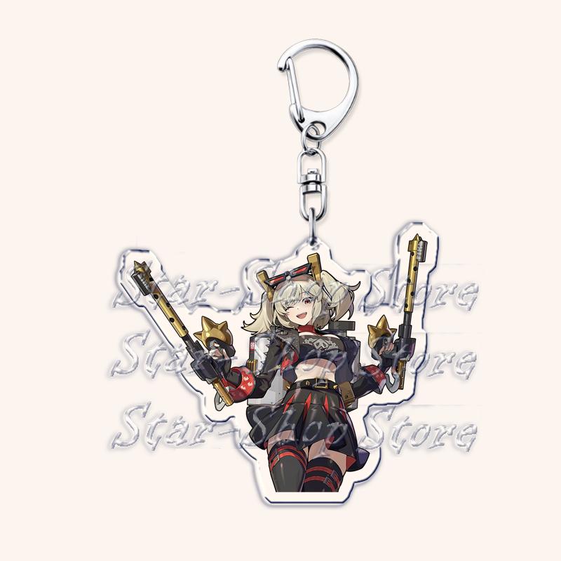 Hot Zenless Zone Zero Keychains for Womens Accessories Bag Ellen Joe Bangboo Miyabi ZZZ Anby Jane Doe Nicole Keyrings Fans Gifts