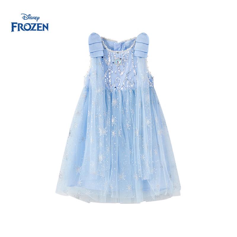 Disney Elsa Princess Summer Sleeveless Dress for Girls