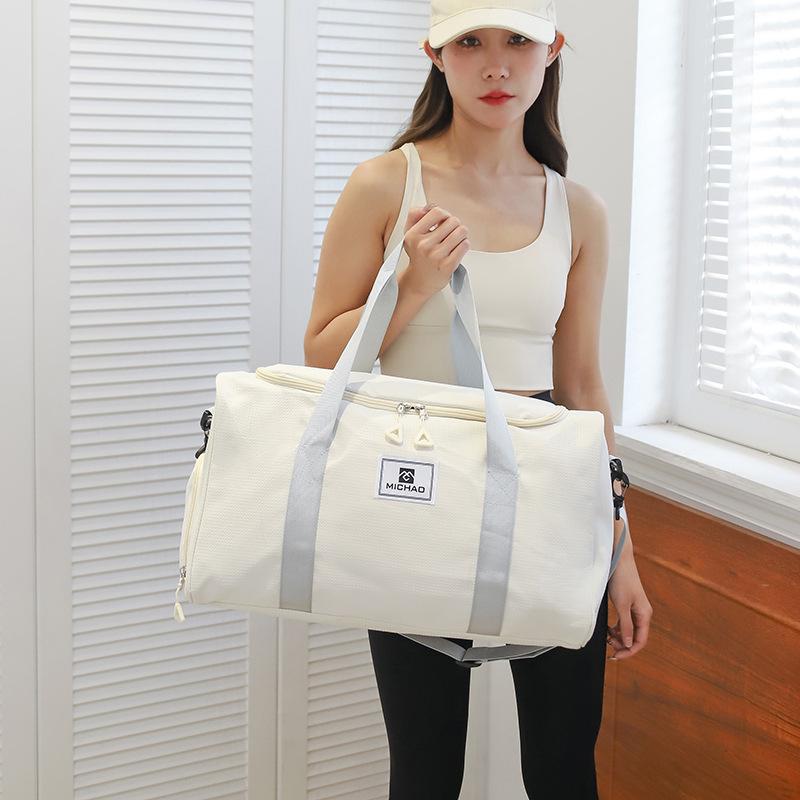 Short-distance Travel Large Capacity with Shoe Storage Hand-heat Bag Dry and Wet Separation Sports Gym Bag Can Be Used To Pull Rod