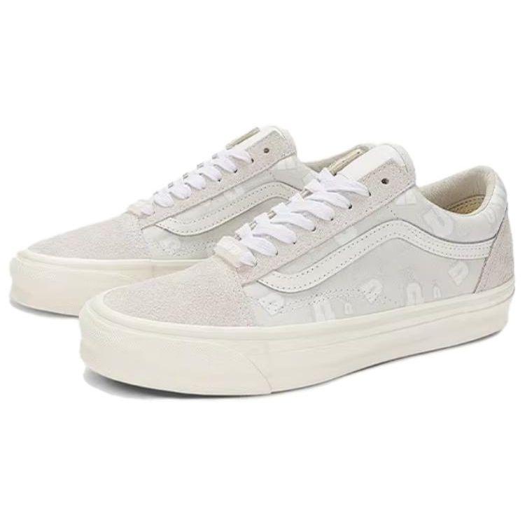 Undefeated X Vans OG Old Skool LX U-Man - Blanc De Blanc Unisex Sneakers White VN0A4P3XJVY