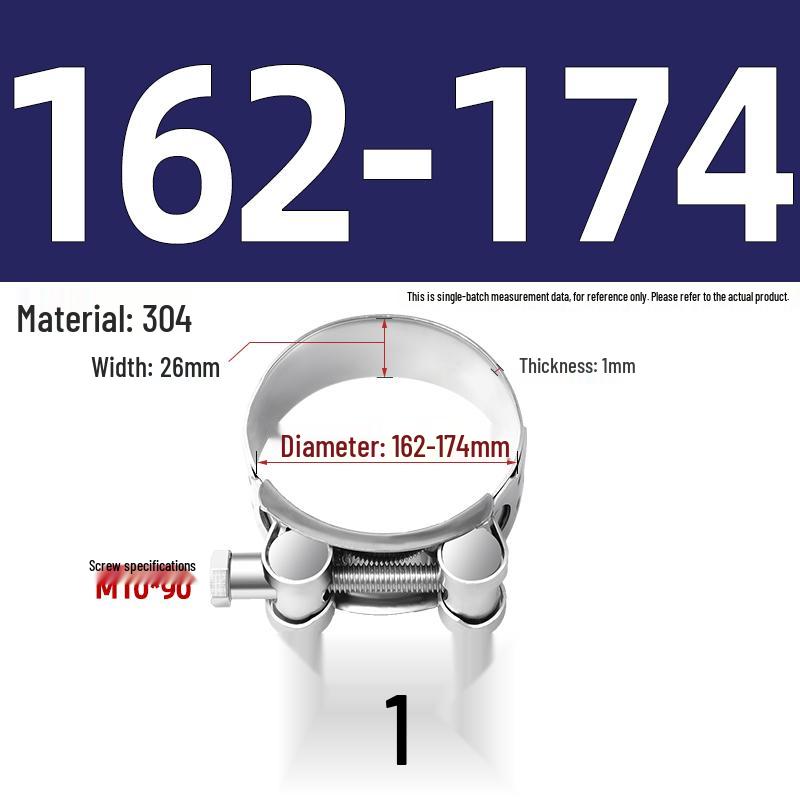 304 Stainless Steel Heavy Duty European Band Clamp for Water Pipe Fixation