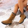 Mode Hochwertige Damenstiefel 2024 Basismodell Kältefest und Warm Winter Baumwollstiefel Bequem Rutschfest Mid-Calf Stiefel Zapatos