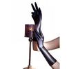 Sexy Women Elastic Oil Glossy Long Finger Glove Stain Smooth Shiny Sunscreen Long Glove Driving Dance Cosplay Maid Glove