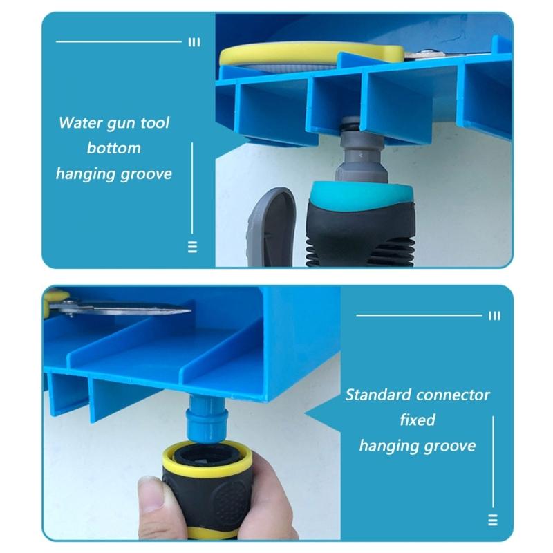 Detachable Standing Water Tube Support Base Freestanding Hose Stand For Lawns and Backyard