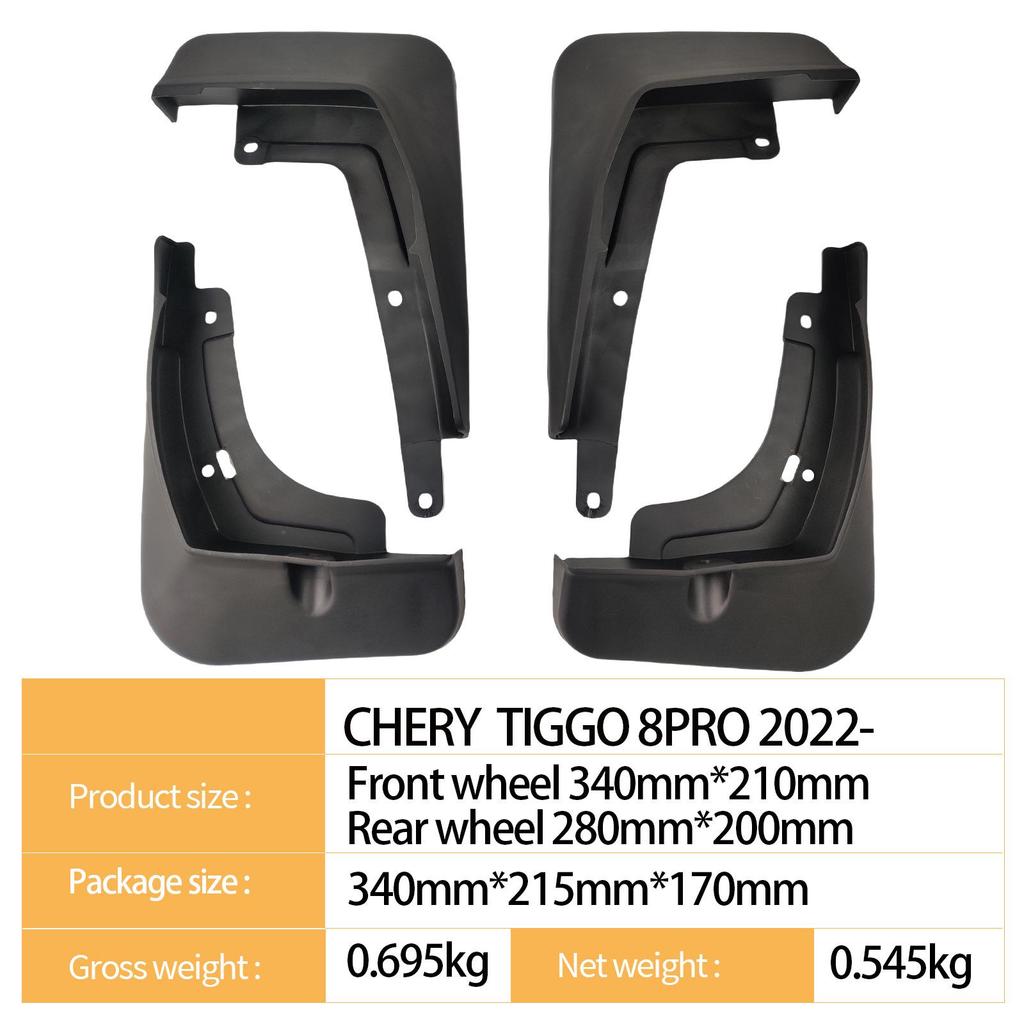 Chery Tiggo 8PRO 2022 Schmutzfänger - Reifenschutz für das Auto